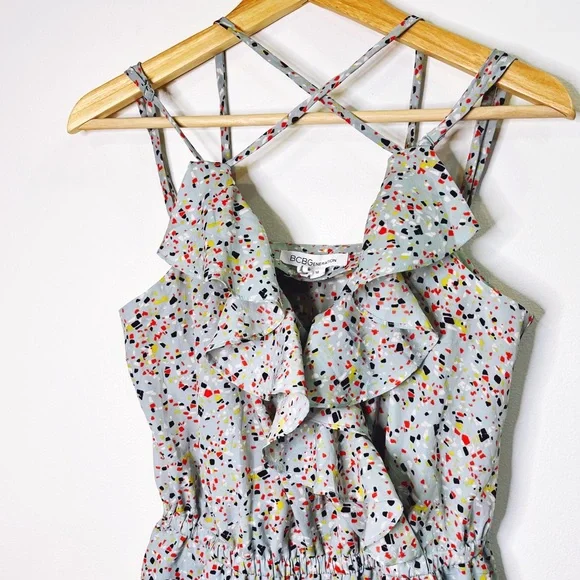 BCBGeneration Ruffled Dress Size M - Picture 8 of 15